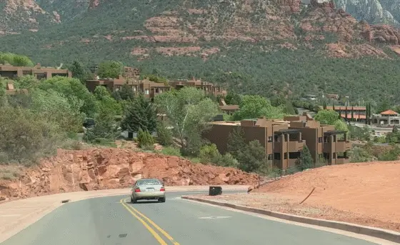 Newly opened Forest Road extension in Sedona, Arizona